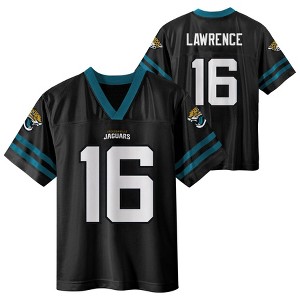 NFL Jacksonville Jaguars Boys' Short Sleeve Trevor Lawrence Jersey - 1 of 3