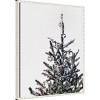 Amanti Art 23"x28" Disco Christmas Tree I by Victoria Barnes Framed Canvas Wall Art Print - 2 of 4