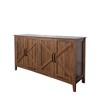 59" Sideboard Buffet Cabinet with Storage, Vintage Accent Storage Cabinet with 4 Doors, Farmhouse Coffee Bar Cabinets for Kitchen, Hallway, Entryway - 4 of 4