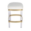 Starlight Canyon Home,Clear Chair Acrylic Stool White Acrylic Furniture Acrylic Chair Stool - 4 of 4