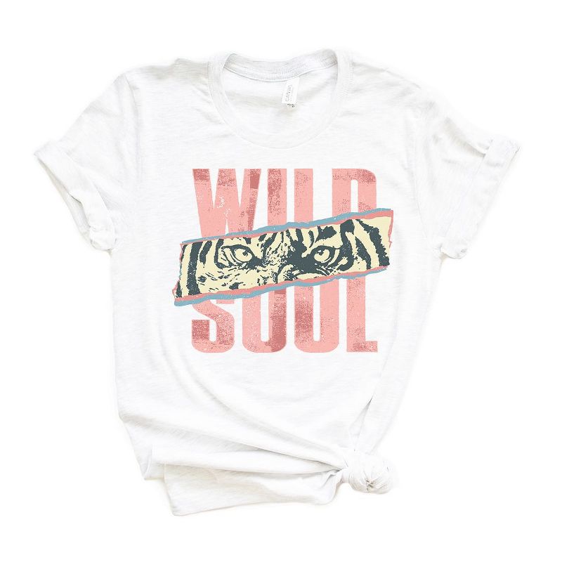Simply Sage Market Women's Wild Soul Tiger Short Sleeve Graphic Tee, 1 of 4