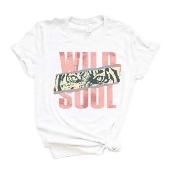 Simply Sage Market Women's Wild Soul Tiger Short Sleeve Graphic Tee