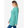 Woman Within Ultra Soft Waffle Thermal Sweatshirt - 4 of 4