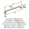 Amerock Cowrie Appliance Pull for Large Panels and Oversized Cabinets - 3 of 4