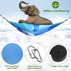 Camping Hammock with Mosquito Net, Portable Double Hammock Tent Load Two People with 2 Straps - 3 of 4