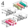 mDesign Plastic Free-Standing Stacking 3 Bottle Storage Rack - 2 of 4