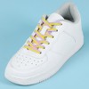 Elerevyo Flat Shoe Laces Color Blocks Athletic Sneakers Shoelaces 2 Pairs - 2 of 4