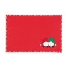 C&F Home Naughty Or Nice Gnome Felt Placemats Set of 6, 12" x 18" - 2 of 3