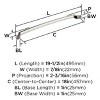 Amerock Bellamy Appliance Pull for Large Panels and Oversized Cabinets - 4 of 4