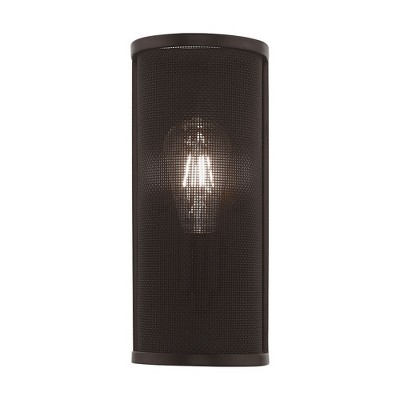 Livex Lighting Braddock 1 - Light Wall Light in  Bronze