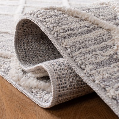 Ivory Kenya Hand-Knotted Pure Wool Textured Area Rug
