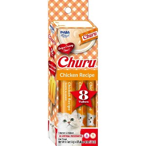 Inaba Churu Summer Chicken Flavor Lickable Cat Treats - 4oz/8ct - 1 of 4