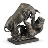 SPI Home Market Fighters Sculpture – Aluminum Bull & Bear Statue, 17.5” H Freestanding Financial Decor for Office or Study - 3 of 4