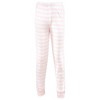 Hudson Baby Infant Girl Cotton Pajama Set, Soft Pink Stripe - image 4 of 4