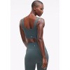 Peloton Women's Seamless Square Neck Bra, Urban Green - 3 of 4