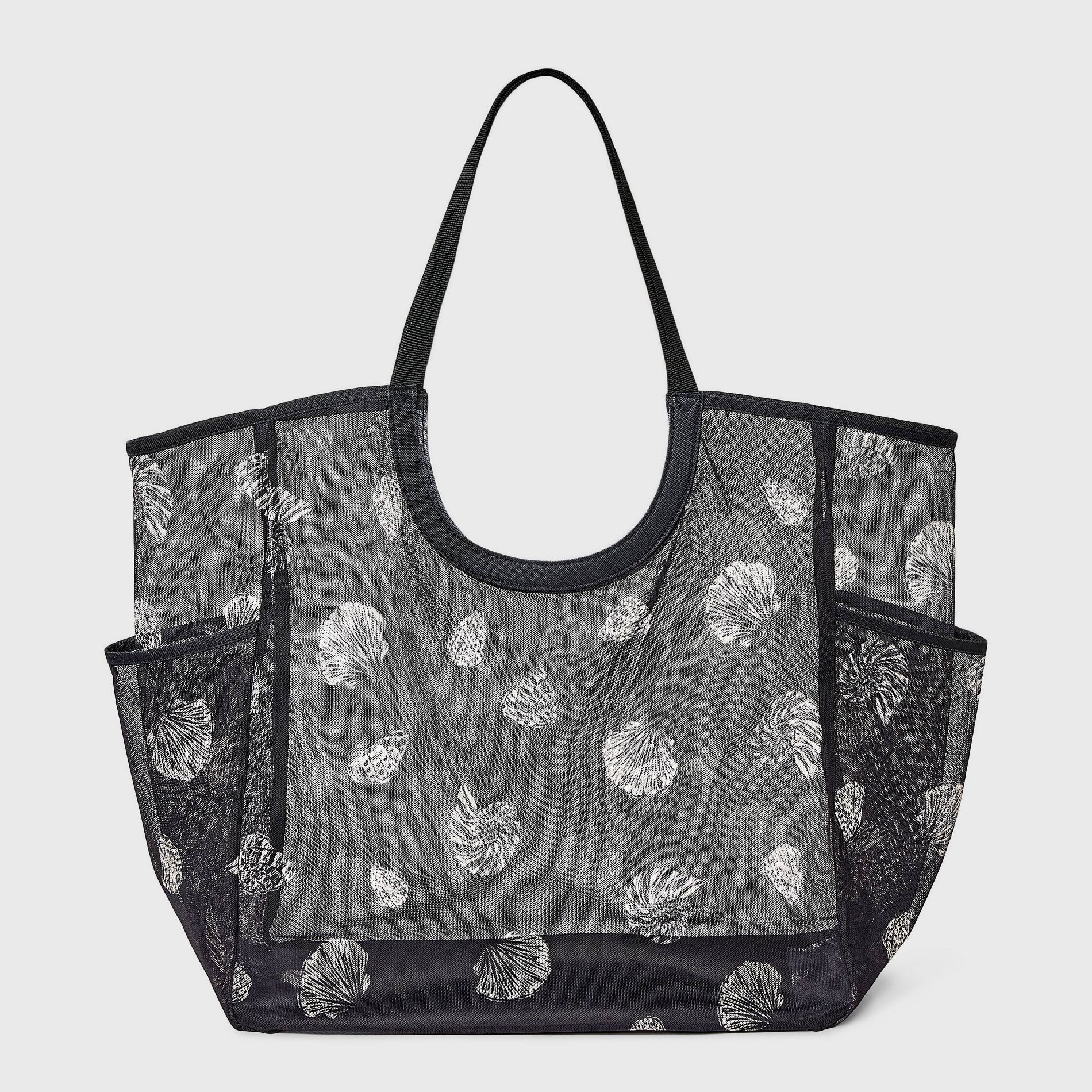 Packable Cut Out Mesh Tote Handbag - Shade & Shore™