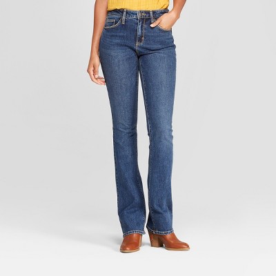 womens high rise bootcut jeans