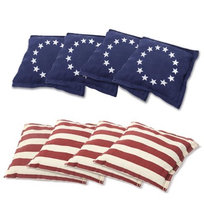 GSE Set of 8 Cornhole Bean Bags. Corn Hole Board Toss Game Replacement Bean Bags