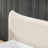 NicBex Queen Bed Frame,Upholstered Bed Frame with Decorative Curved Headboard,Velvet Platform Bed for Adults,Kids,Teens,No Box Spring Needed - 4 of 4