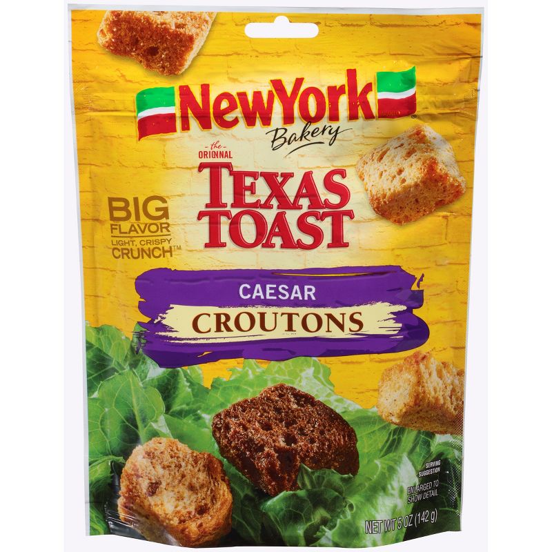 New York Bakery The Original Texas Toast Caesar Croutons - 5oz, 1 of 4