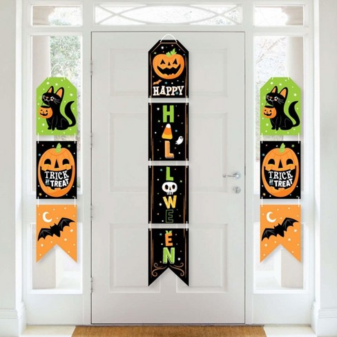 Big Dot of Happiness Jack-O'-Lantern Halloween - Hanging Vertical Paper  Door Banners - Kids Halloween Party Wall Decoration Kit - Indoor Door Decor