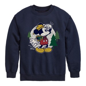 Boys' - Disney - Mickey & Friends Graphic Long Sleeve Fleece Sweatshirt - 1 of 4
