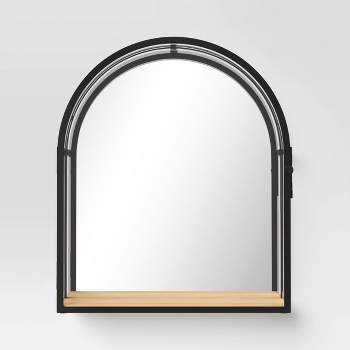 12"x14" Arched Mirrored Display Box Black - Threshold™
