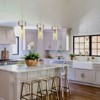 CityFurn 1-Light Cylinder Glass Pendant for Kitchen Island - 4 of 4