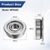 Unique Bargains Durable Chrome Steel Flanged Ball Bearing 4 3mm x 8mm x 3mm - 3 of 4