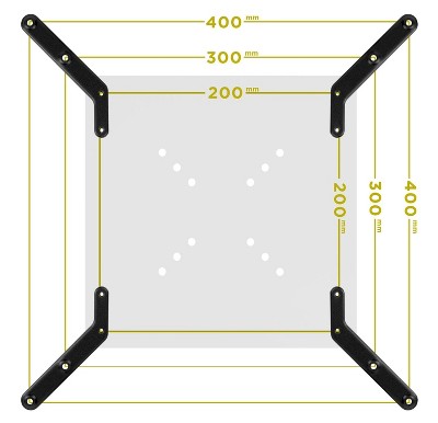 Heavy Gauge Steel VESA Mount Adapter Kit for 32-55 Inch TVs