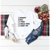 Simply Sage Market Women's Graphic Sweatshirt Nice Nice List - 2 of 2