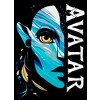 Boy's Avatar: The Way of Water Neytiri Half Face Logo T-Shirt - image 2 of 4