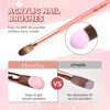 3Pcs Acrylic Nail Brush Set, Size 8/12/14 - 3 of 4