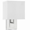Crystorama Lighting Brent 1 - Light Sconce in  Polished Nickel - 2 of 3