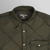 Men's Quilted Shirt Jacket - Olive - Small - 2 of 4