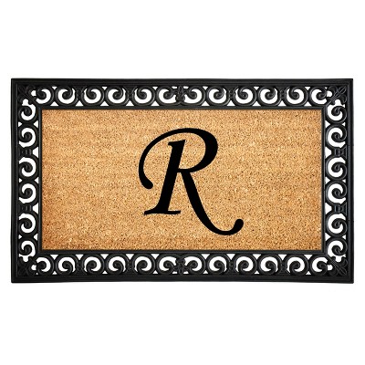Calloway Mills 104132436A Gabriel Monogram Doormat 24 In. x 36 In.