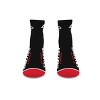 NFL Atlanta Falcons Around the Bend Quarter Socks: Cushioned Heel & Toe, Adult Large - 2 of 3
