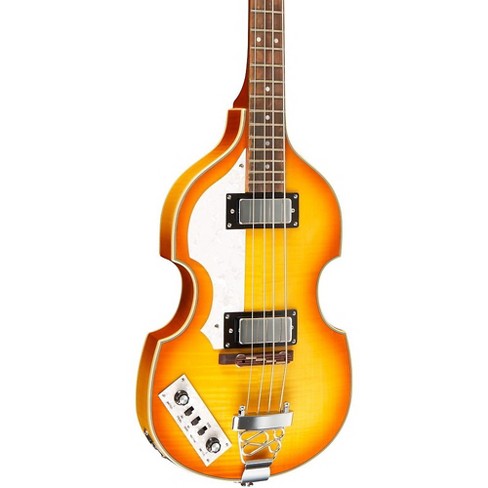 Rogue Vb100lh Left-handed Violin Bass Guitar Vintage Sunburst : Target