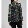 Women's Mixed Pattern Printed Button-Up Blouse - APNY - 4 of 4