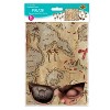 Beistle Pirate Treasure Map Party Game, 15.25" x 18.5", (4/Pkg) Multicolored - 2 of 2