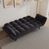 Living Room Sofa, 57" Sofa Couch With Two Armrests Throw Pillow, Tufted Seat Cushion,Comfortable Fit Sofa For Apartment Bedroom Small Space - 2 of 4