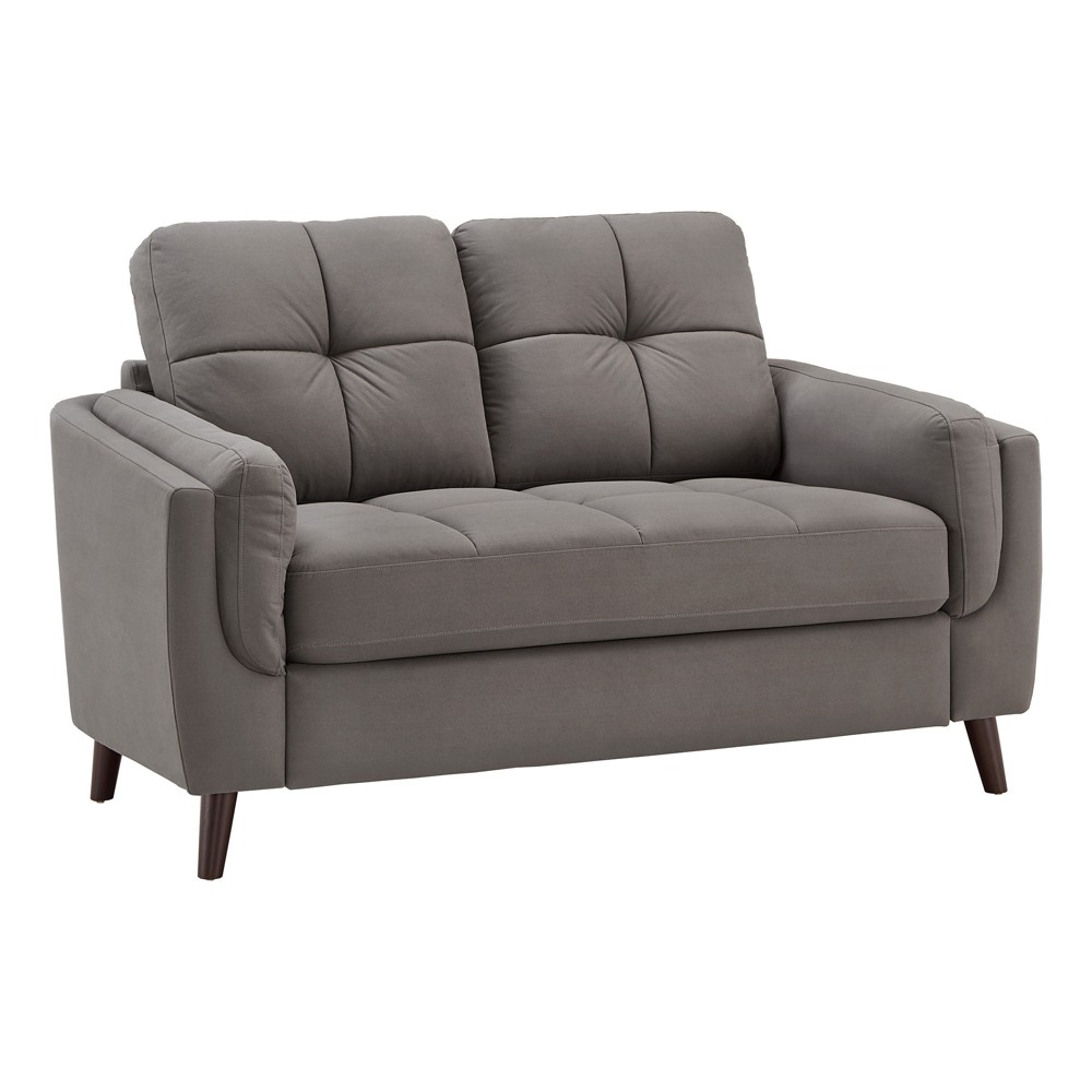 Photos - Sofa Inspire Q Deacon Loveseat Gray