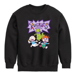 Boys' - Rugrats - The Great Chase Graphic Long Sleeve Fleece Sweatshirt - 1 of 4