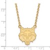 Black Bow Jewelry 10k Yellow Gold Arkansas State Red Wolves NCAA Necklace 18 Inch - 2 of 4