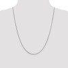 Black Bow Jewelry 1mm Sterling Silver, Round Franco Chain Necklace - 2 of 4