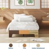 Wood Slat Support, No Box Spring Needed, Noise-Free Design, Minimalist Bedroom Furniture - 2 of 4