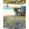 Unique Loom    Outdoor Modern Vortex Area Rug - 3 of 4