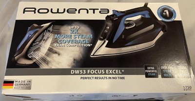 Rowenta Hand Steamer Xcel Steam Force Black/blue : Target