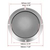 Unique Bargains Round Mesh Trim Subwoofer Grille Horn Speaker Protective Cover Silver Tone 2 Pcs - 4 of 4