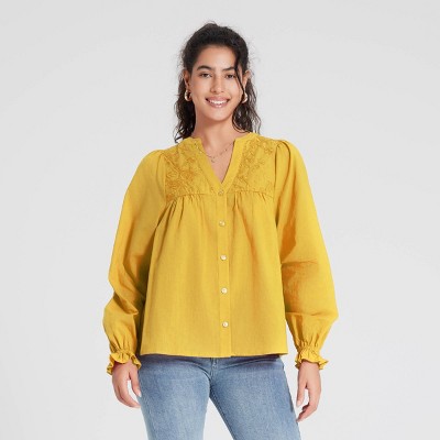 Women's Long Sleeve Blouse - Universal Thread™